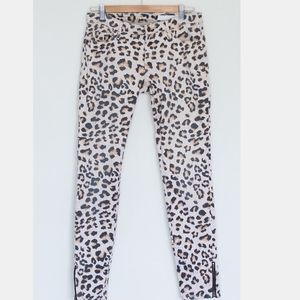 Sass & Bide Leopard Print Jeans